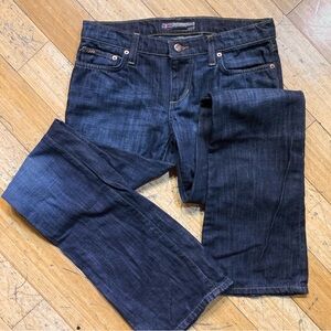 Vtg 90s Y2K Joe's Low Rise Bell Bottom Flare Bootcut Dark Blue Jeans 26
